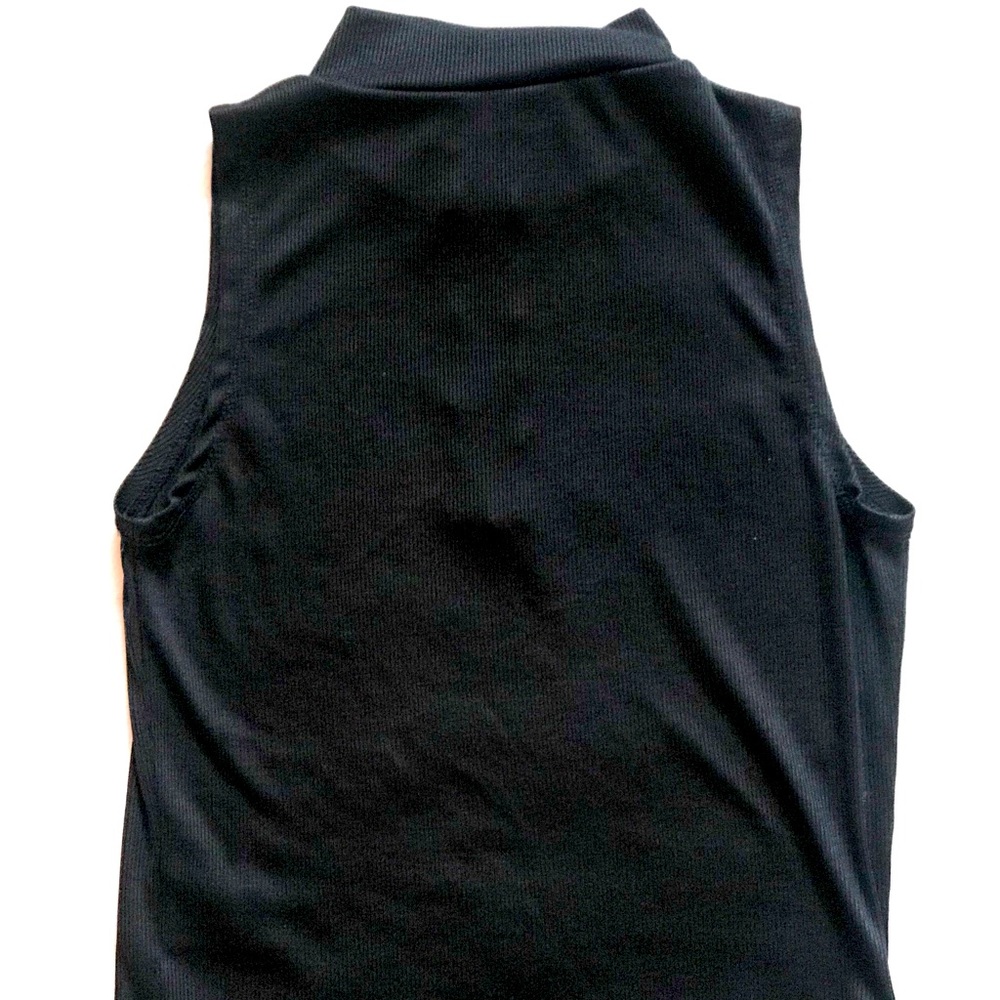 Zip Neck Varsity Top